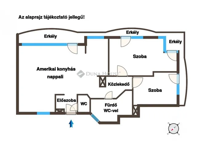 Eladó lakás Budapest VII. kerület 71 nm
