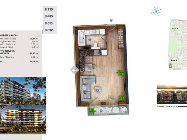 Eladó lakás Budapest XIII. kerület, Sólyatér utca 41 nm