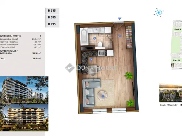 Eladó lakás Budapest XIII. kerület, Sólyatér utca 38 nm