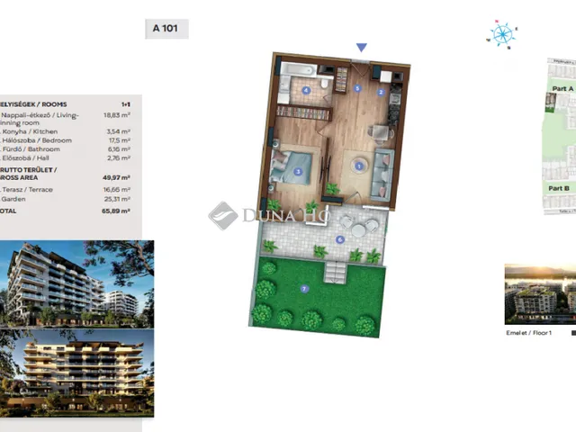 Eladó lakás Budapest XIII. kerület, Sólyatér utca 65 nm