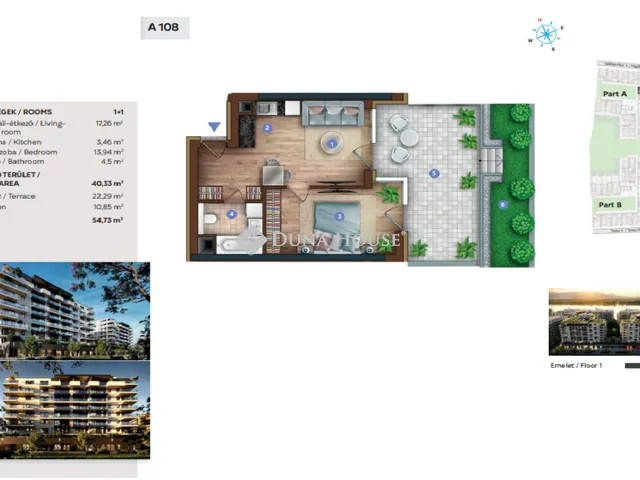 Eladó lakás Budapest XIII. kerület, Sólyatér utca 54 nm