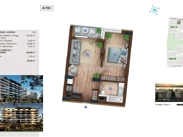 Eladó lakás Budapest XIII. kerület, Sólyatér utca 47 nm