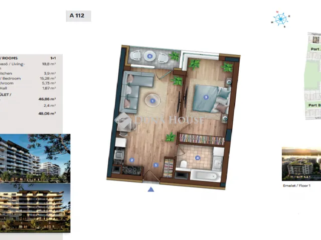 Eladó lakás Budapest XIII. kerület, Sólyatér utca 48 nm