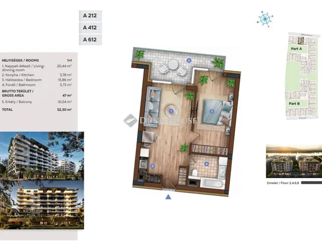 Eladó lakás Budapest XIII. kerület, Sólyatér utca 52 nm