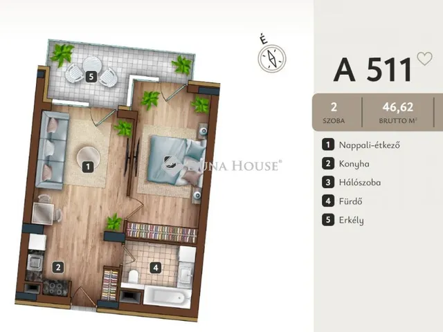 Eladó lakás Budapest XIII. kerület, Sólyatér utca 51 nm