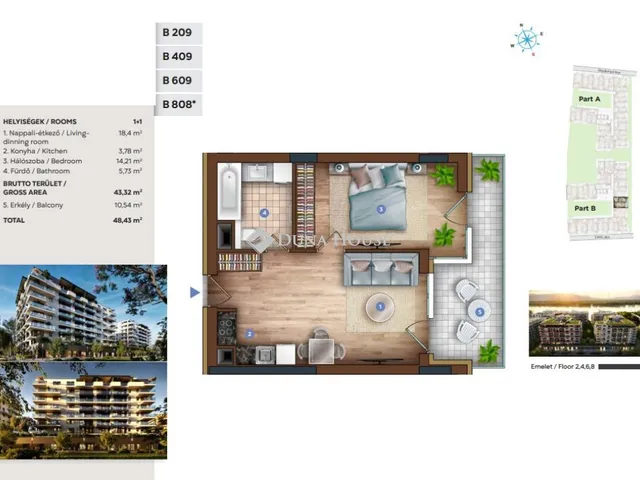 Eladó lakás Budapest XIII. kerület, Sólyatér utca 45 nm