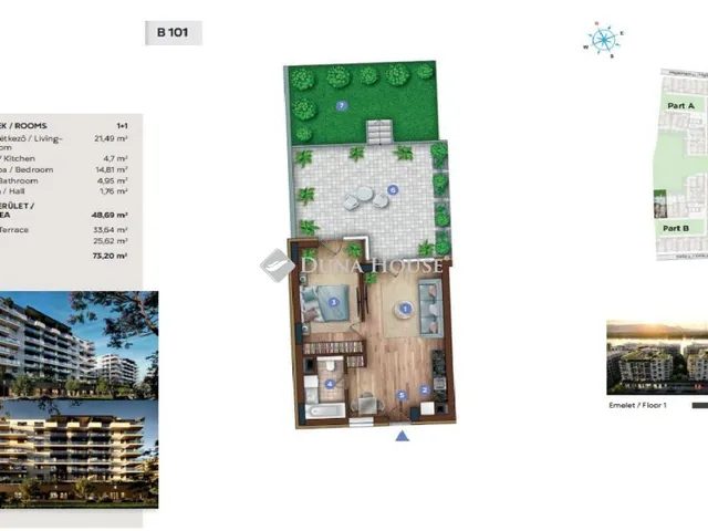 Eladó lakás Budapest XIII. kerület, Sólyatér utca 73 nm