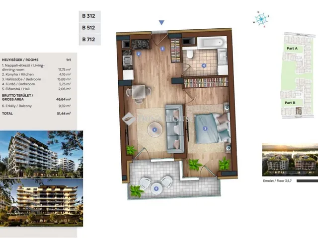 Eladó lakás Budapest XIII. kerület, Sólyatér utca 51 nm