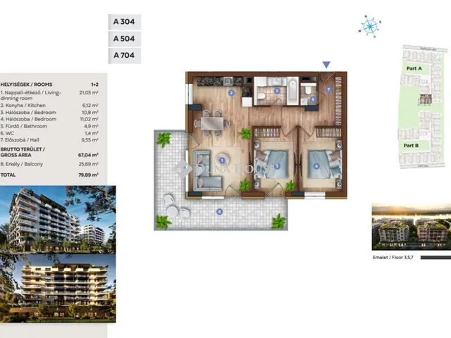 Eladó lakás Budapest XIII. kerület, Sólyatér utca 79 nm