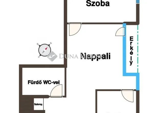 Kiadó lakás Budapest IX. kerület 46 nm