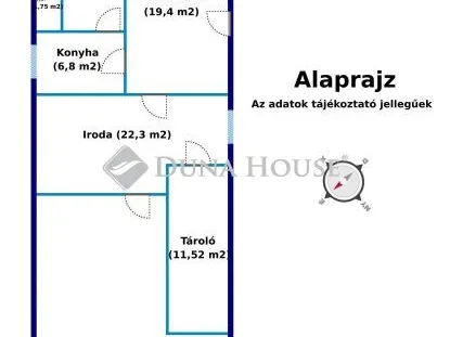 Eladó kereskedelmi és ipari ingatlan Nagymányok 196 nm