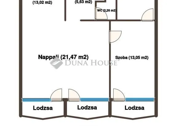 Kiadó lakás Pécs, Rákóczi út 61 nm