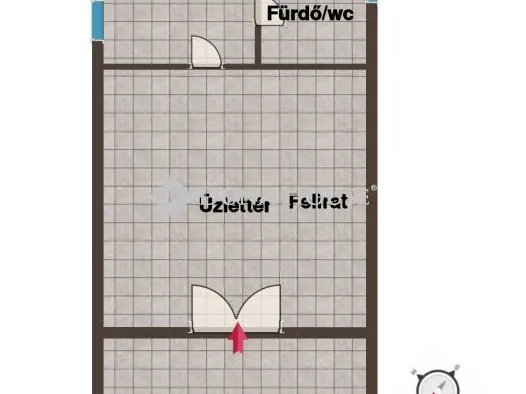 Kiadó kereskedelmi és ipari ingatlan Pécs 41 nm