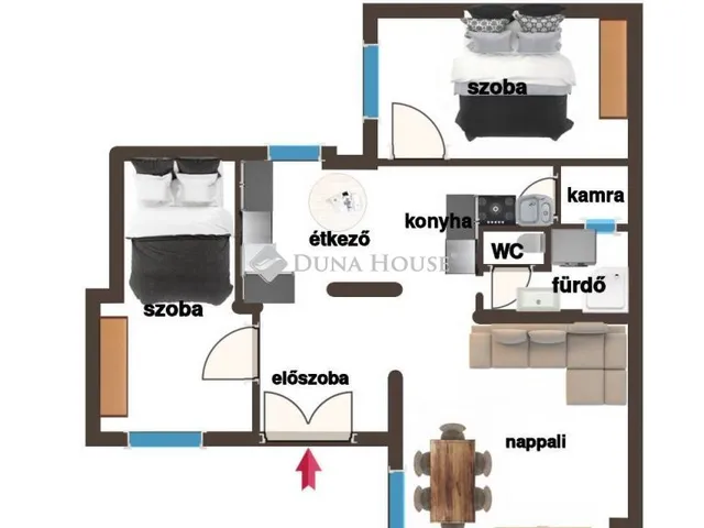 Kiadó lakás Budapest V. kerület, Vigyázó Ferenc utca 78 nm