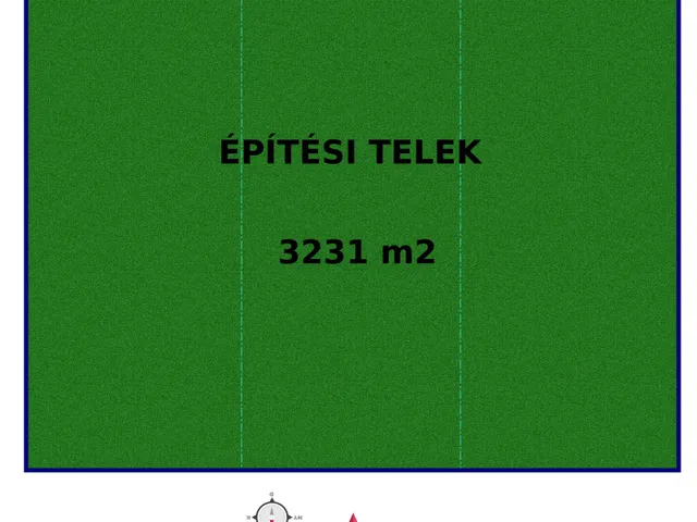 Eladó telek Kecskemét 3231 nm