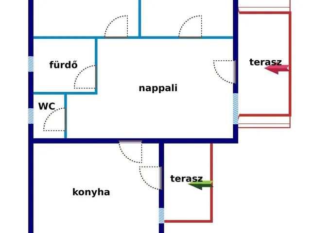 Eladó ház Izsák 65 nm