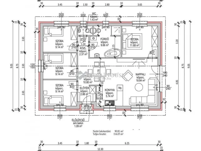 Eladó ház Ceglédbercel, Aranyhegy utca 90 nm