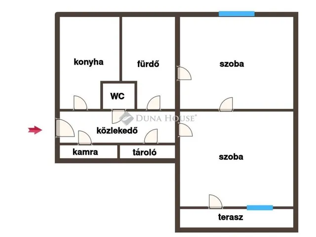 Kiadó lakás Kecskemét, Akadémia körút 53 nm