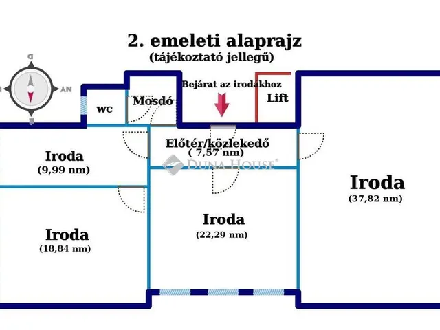 Kiadó kereskedelmi és ipari ingatlan Budapest II. kerület, Ady Endre utca 156 nm