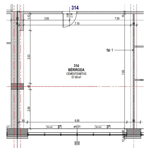 Kiadó kereskedelmi és ipari ingatlan Budapest XIV. kerület 57 nm