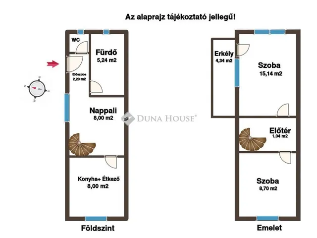 Eladó ház Budapest III. kerület 51 nm