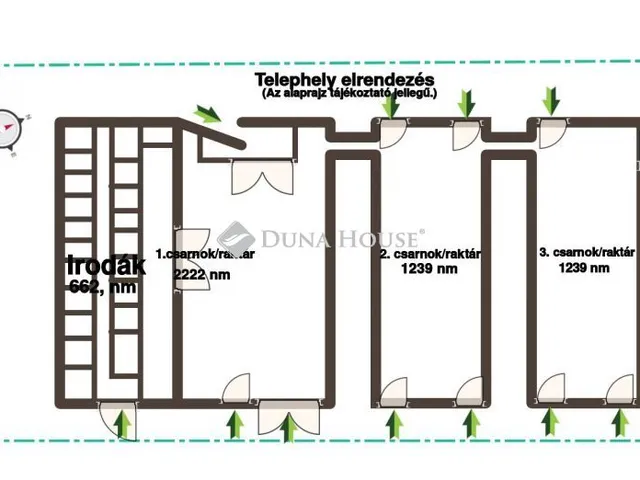 Kiadó kereskedelmi és ipari ingatlan Debrecen 5832 nm