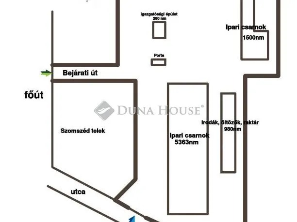 Eladó kereskedelmi és ipari ingatlan Kisapostag 8174 nm