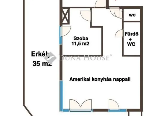 Kiadó lakás Budapest III. kerület 60 nm