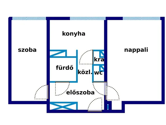 Kiadó lakás Tata 49 nm