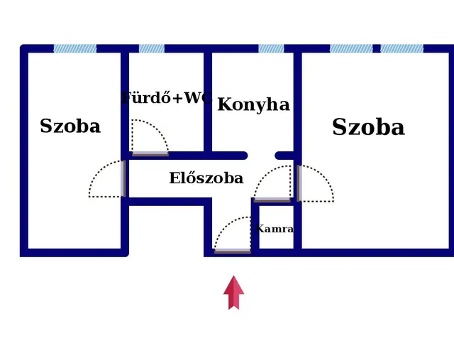 Kiadó lakás Tatabánya, Dózsakert 49 nm