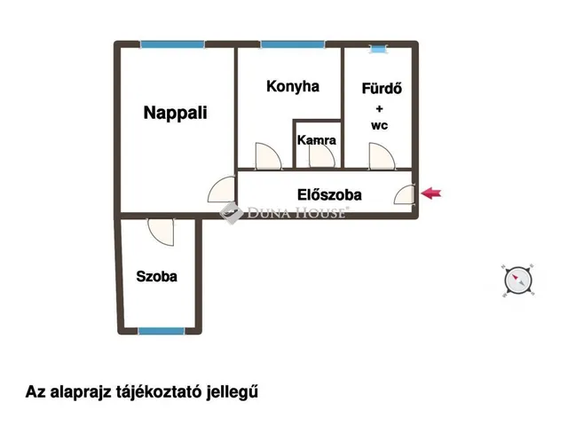 Eladó lakás Oroszlány, Hunyadi János utca 52 nm