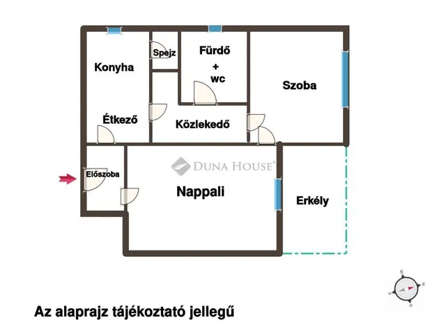 Eladó lakás Tatabánya, Fő tér 54 nm