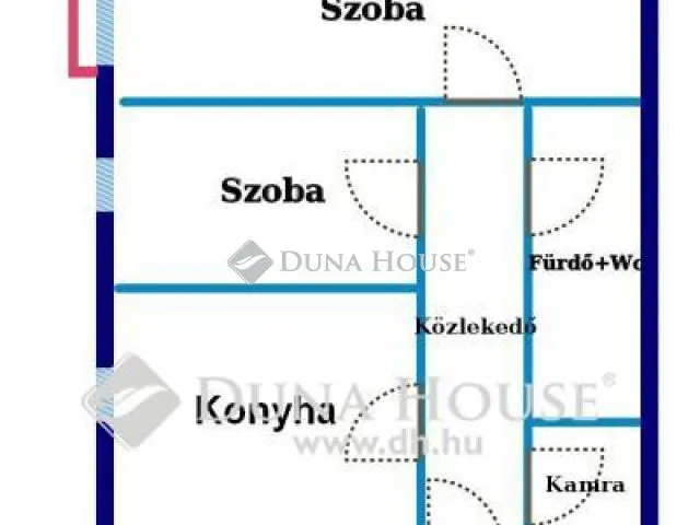 Kiadó lakás Tatabánya, Béla király körtér 43 nm