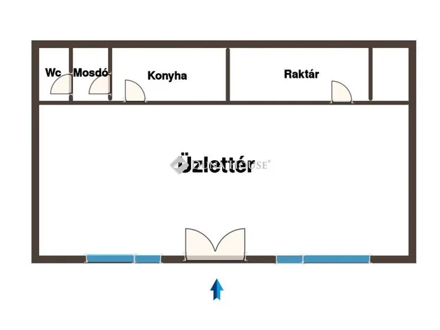 Kiadó kereskedelmi és ipari ingatlan Tata, Ady Endre utca 48 nm
