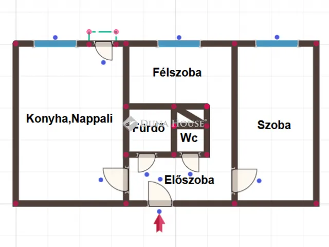 Eladó lakás Tatabánya, Bánhidai lakótelep 49 nm