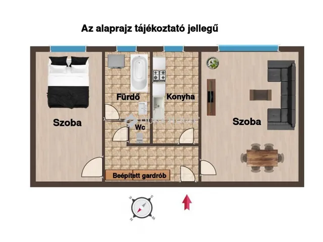 Eladó lakás Budapest XIV. kerület 49 nm