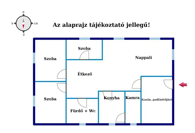 Eladó ház Balatonkeresztúr 107 nm