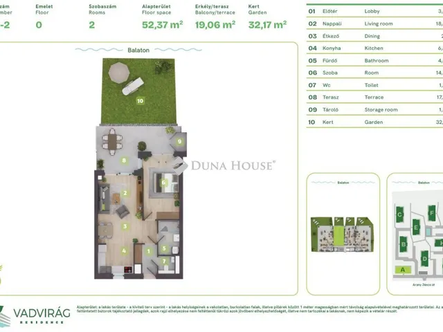 Eladó lakás Balatonszemes, Lellei utca 69 nm