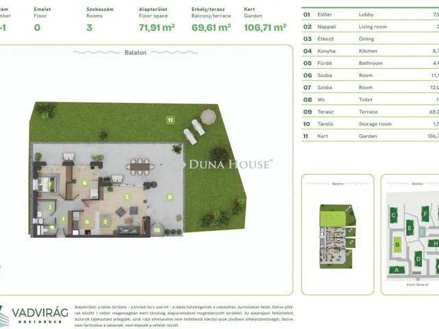 Eladó lakás Balatonszemes, Lellei utca 131 nm