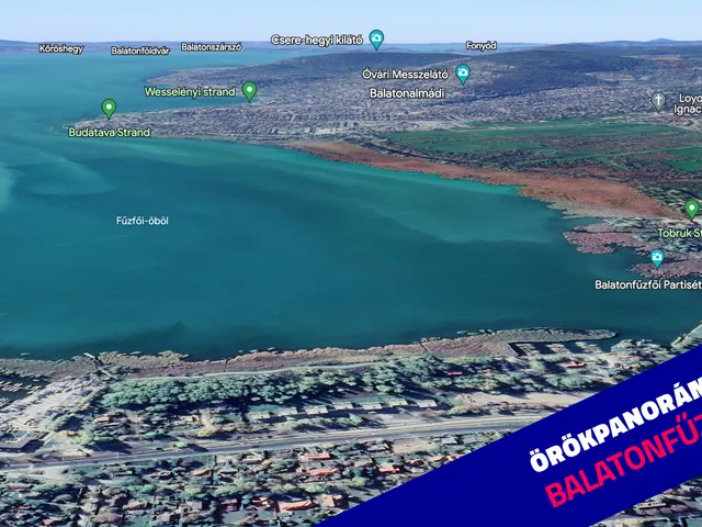 Eladó telek Balatonfűzfő 500 nm