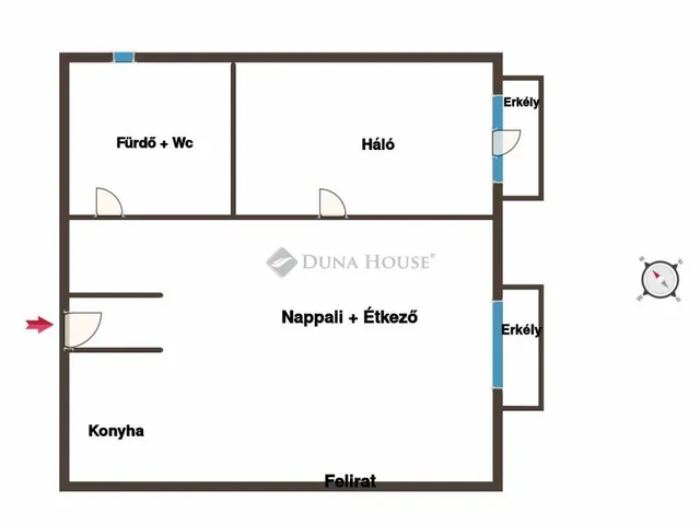 Kiadó lakás Budapest VI. kerület 61 nm