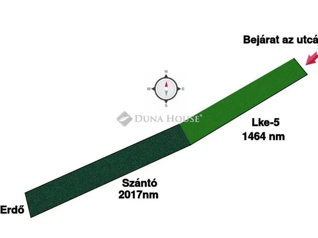 Eladó telek Tahitótfalu, Ereszvény utca 1464 nm