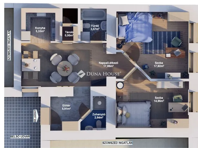 Eladó lakás Budapest II. kerület, Keleti Károly utca 66 nm