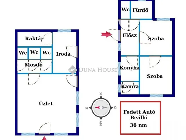 Eladó kereskedelmi és ipari ingatlan Nyíregyháza 130 nm