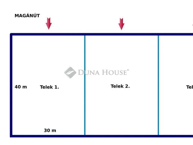 Eladó telek Nyíregyháza 1200 nm