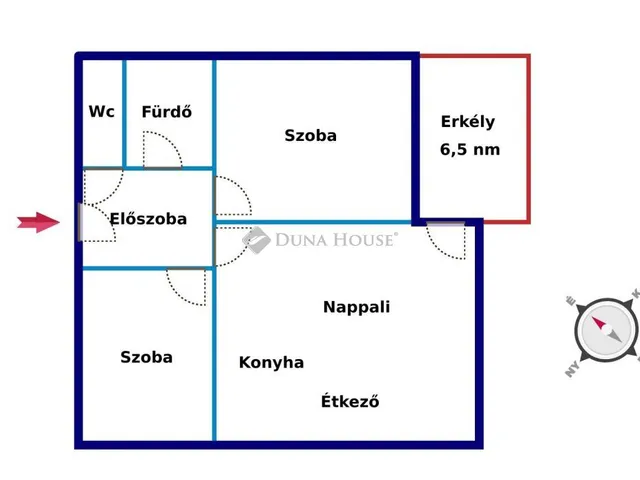Eladó lakás Nyíregyháza 65 nm