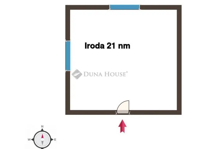 Kiadó kereskedelmi és ipari ingatlan Nyíregyháza 21 nm