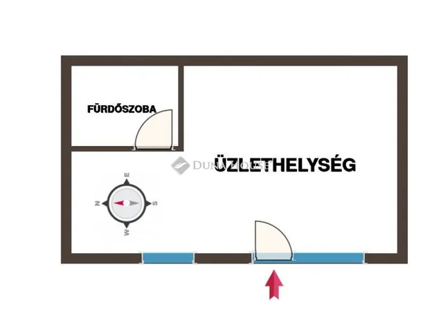 Kiadó kereskedelmi és ipari ingatlan Nyíregyháza 25 nm