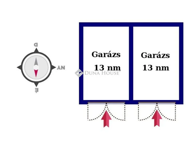 Eladó garázs Nyíregyháza 13 nm