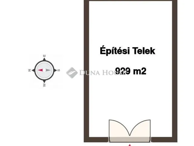 Eladó telek Felcsút 929 nm